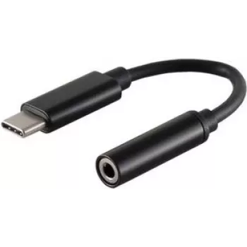 Laidas mobiliajam telefonui ShiverPeaks BS14-05021 Juodas 0,13 m USB C 3,5 mm