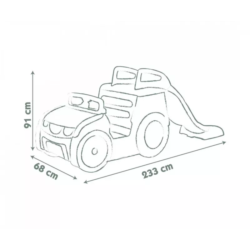 Sūpynės / čiuožykla Smoby 7600840207 įvairiaspalvis plastikinis 1 metai