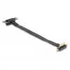 DeLOCK 88042 PCI Express x1 vyriškas 90° lenktas lizdas su 30 cm laidu