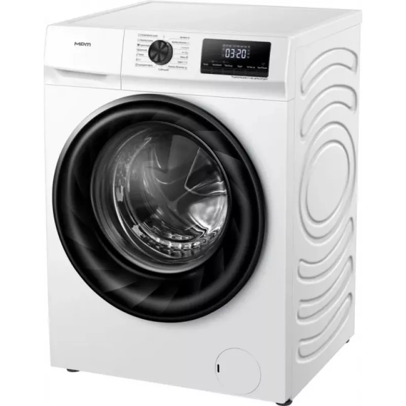 Skalbimo mašina MPM MPM‑5814‑PH‑47, priekinė, 8 kg, 1400 aps/min, A, 60×54×85 cm, balta