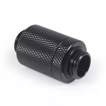 Alphacool ES D-Plug 25,5 mm G1/4 AG į G1/4 AG - giliai juodas (17580)