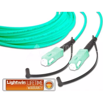 Lightwin aukštos kokybės viengyslis LWL šviesolaidinis kabelis, MM OM3, SC - SC, 10 m (LSP-50 SC-SC 10.0 OM3)
