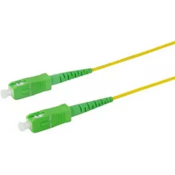 Logilink Professional – SC/APC vienmodis (M) į SC/APC vienmodis (M) – 5 m – 2 mm – šviesolaidinis – simpleksas – 9/125 µm – G.657.A2/OS2 – be halogenų – geltonas
