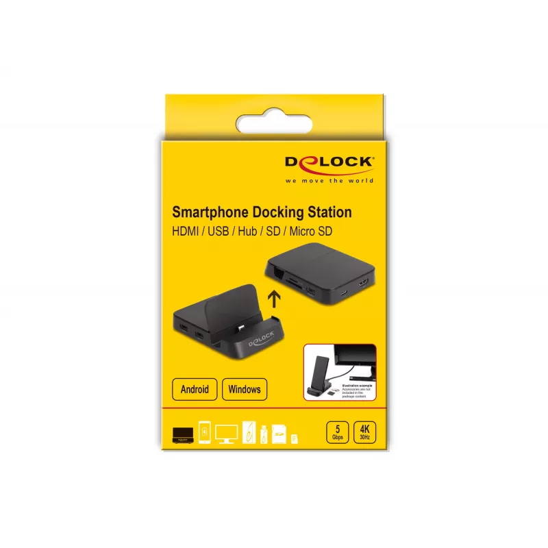 Dokavimo stotelė išmaniajam telefonui DeLOCK 88018
