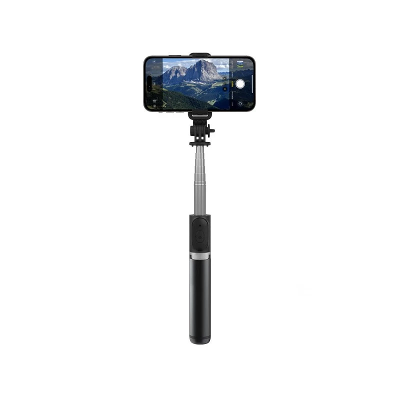 SelfieGo kompaktiška selfie lazdelė Bluetooth trikojis (20-101 cm) Crong CRGSGL1B