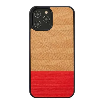 Apsauginis telefono dėklas man and wood iPhone 12 Pro Max – silkė azalija juoda