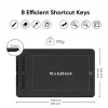 Grafikos planšetė XP-Pen DECO 01 V3 – 5080 lpi, 254 x 158,75 mm, juoda, USB (laidinis ir belaidis)