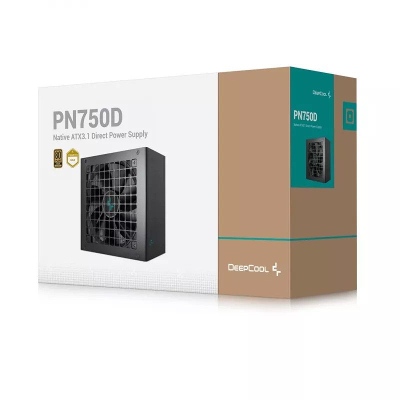 DeepCool PN750D maitinimo blokas 750 W 20+4 pin ATX juodas