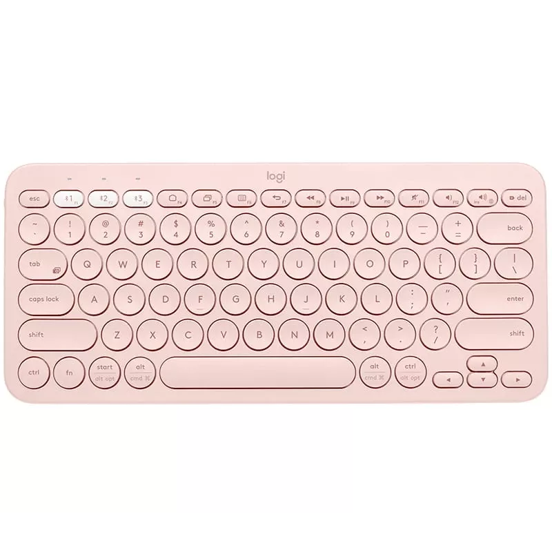 Bluetooth klaviatūra Logitech K380 Multi-Device rožinė
