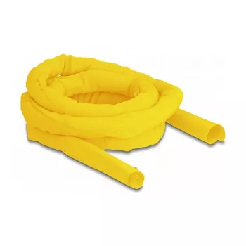 DeLOCK 20871 Apsauginė pynė, savaime užsidaranti, karščiui atspari, 2 m x 25 mm, geltona