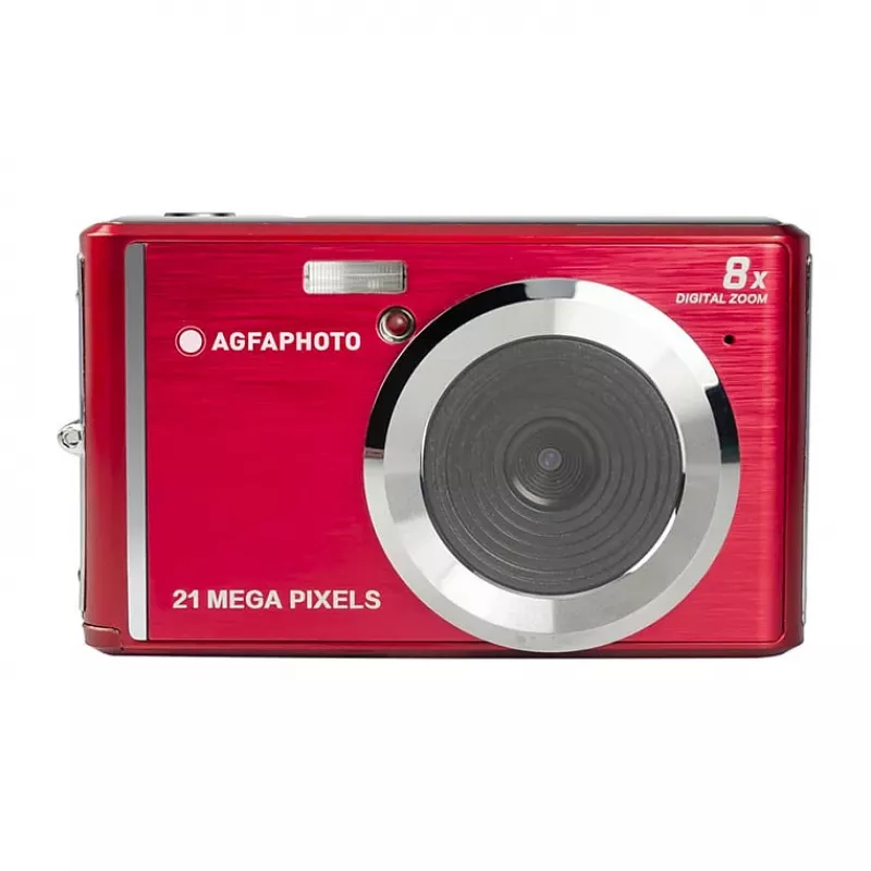 Kompaktiškas fotoaparatas AgfaPhoto Realishot DC5200 21 MP CMOS 5616 x 3744 pikseliai Raudonas