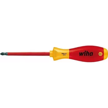Wiha VDE Phillips atsuktuvas PH 0, ašmenų ilgis 60 mm, DIN ISO 8764, DIN EN 60900 (00846)