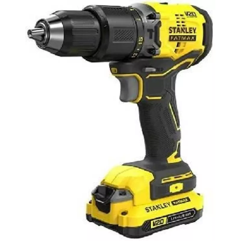Belaidis gręžtuvas-suktuvas 18V FATMAX V20 2x4.0Ah dėkle