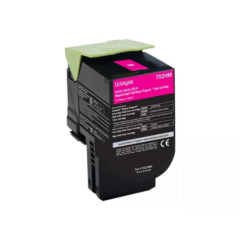 Kasetė su toneriu Lexmark 702HM Magenta 3000 puslapių