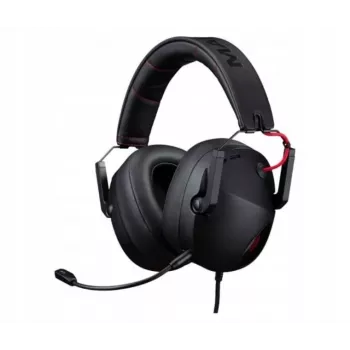 Žaidimų ausinės su mikrofonu Mad-Catz P.I.L.O.T. 3, laidinės, 3.5 mm, 50 mm tvarkyklės, 105 dB jautrumas, juodos spalvos