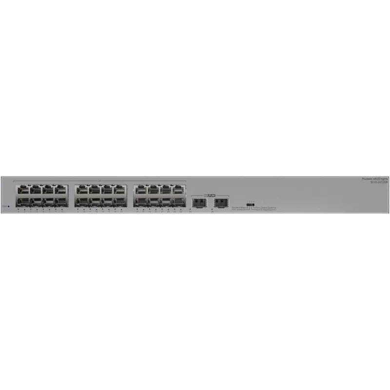 Perjungimo įrenginys Huawei CloudEngine S110-24T2SR Gigabit Ethernet 24 prievadai 1U