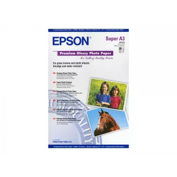 Epson Premium Glossy Photo Popierius, A3+, 250 g/m², 20 lapų