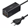 Baseus GaN3 100/65W stalinis įkroviklis su Quick Charge QC 3.0/4.0 USB-C, tinka iPhone 15, Huawei, Xiaomi, MacBook