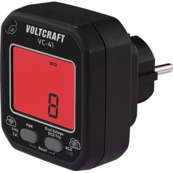 Voltcraft VC-41 kištukinių lizdų testeris CAT II 250 V LCD (VC-16041165)