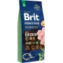 Sausas šunų ėdalas Brit Premium by Nature Junior XL 15 kg – vištiena, 31% baltymų, 16% riebalų, didelėms veislėms (40–60 kg)