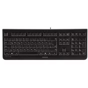 CHERRY KC 1000 klaviatūra namams USB Šveicariška juoda