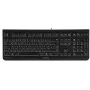 CHERRY KC 1000 klaviatūra namams USB Šveicariška juoda