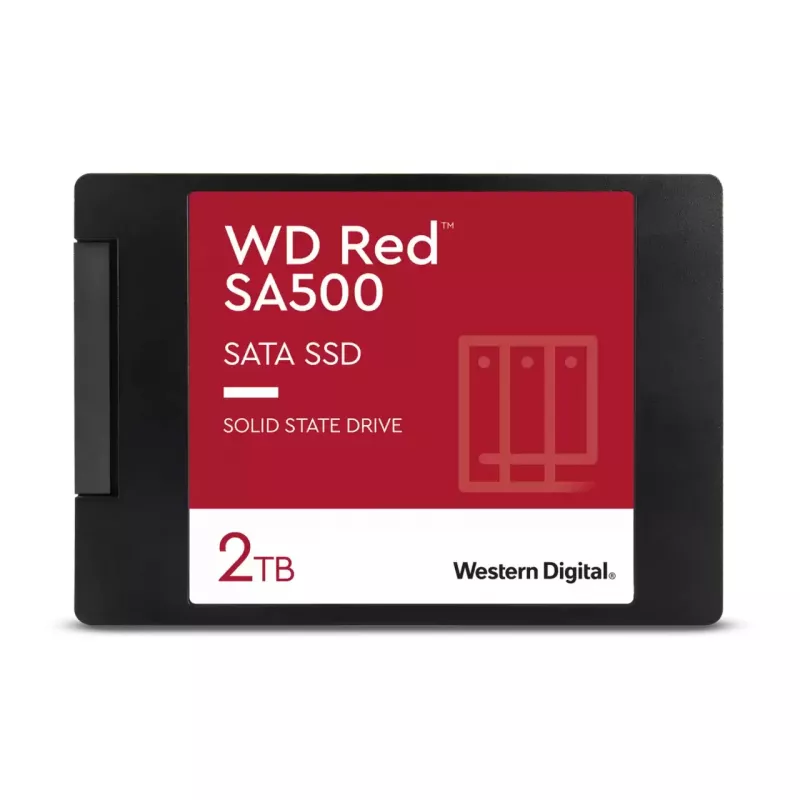 SSD diskas Western Digital Red SA500 2TB 2,5 colio SATA III, 3D NAND, NAS