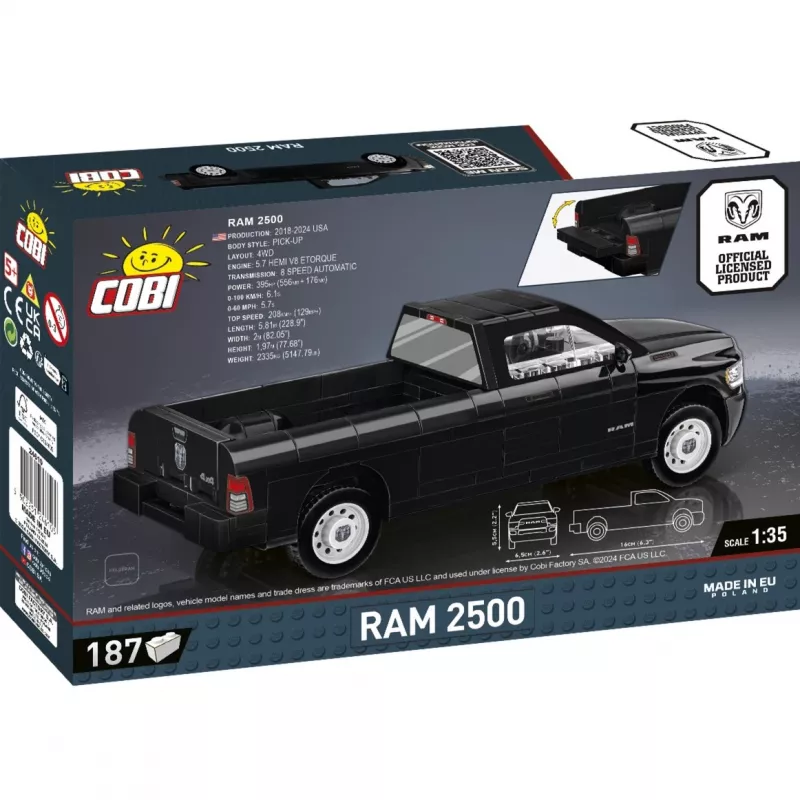 Konstruktorius Cobi RAM 2500 2-in-1 pastatomas modelis, COBI-24610