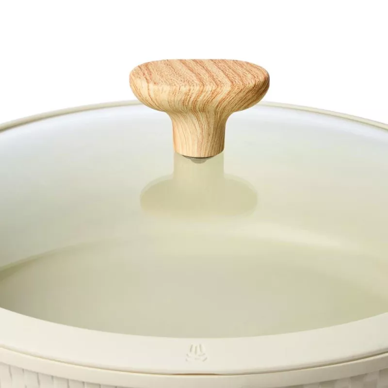 Negilus puodas D28cm 4,1L smėlio spalvos