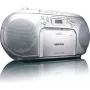 Lenco SCD-42 CD grotuvas su FM radiju, CD/CD-R/CD-RW, automatinis sustabdymas, kartojimas, LCD ekranas, maitinimas iš tinklo / baterijų (SCD420SILBER)