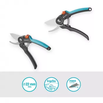 Genėjimo žirklės GARDENA PremiumCut 12241-20 apėjimo, pilkai/turquoise