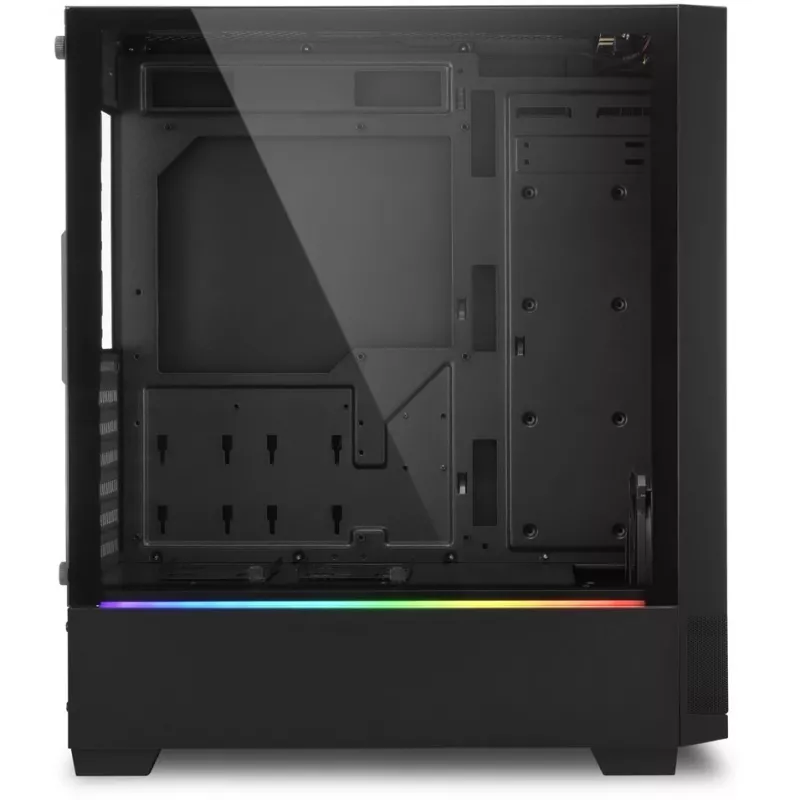 Sharkoon RGB FLOW - Midi Tower - ATX - be maitinimo šaltinio - USB/Garsas