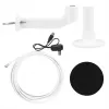 Omni-kryptinė aktyvi DVB-T/T2 HEVC antena MACLEAN MCTV-104 – lauko montavimui ant kemperio, 174–230 & 470–698 MHz, USB 5V