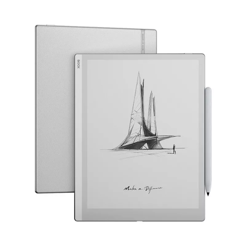 Planšetinis kompiuteris Onyx BOOX GO 10.3 – 10,3 colio E-Ink planšetė, 2480×1860, 4 GB RAM, 64 GB atminties, Android 12, rašiklis, Wi‑Fi 5, Bluetooth 5.0, balta