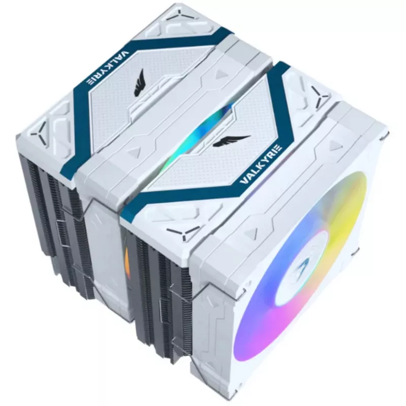 CPU aušintuvas Valkyrie Vind DL125 White (VK-AIRDL125W) – lengvas ir patvarus aušinimas