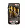 Gręžtų rinkinys AWTools M2 HSS-TiN 19 vnt. 1,5–10 mm metalui
