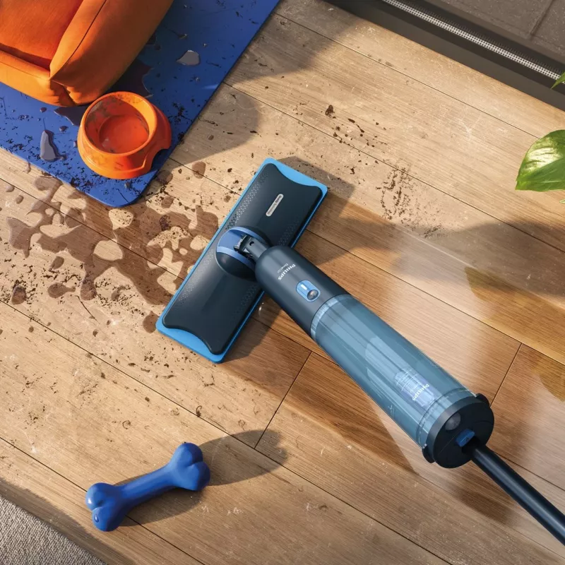 Philips OneUp itin koncentruotas grindų valiklis, skirtas šluotai su purkštuvu, mėlynas, 40 ml, skystis (koncentratas), Philips OneUp, 30 mm