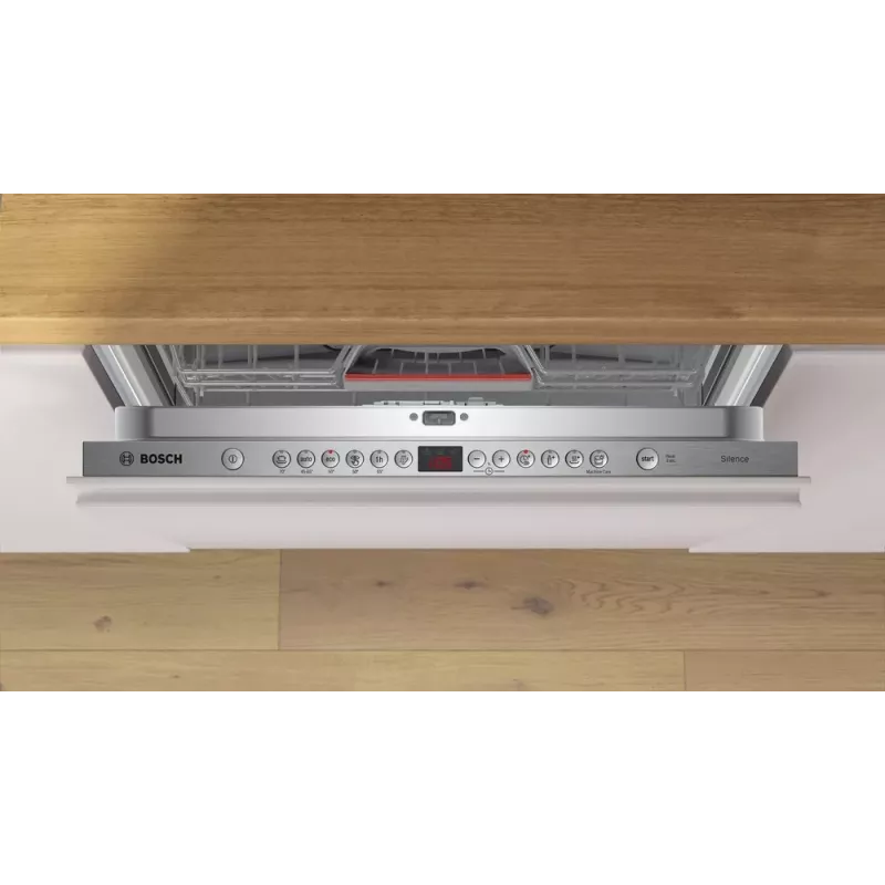 Bosch indaplovė SMV46KX12E | Įmontuojama | 60 cm | 13 komplektų | 6 programų | E energijos klasė | AquaStop | Balta