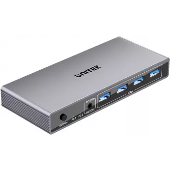 KVM jungiklis Unitek 54368 8K@60Hz USB 3.0 kelių kompiuterių valdymui