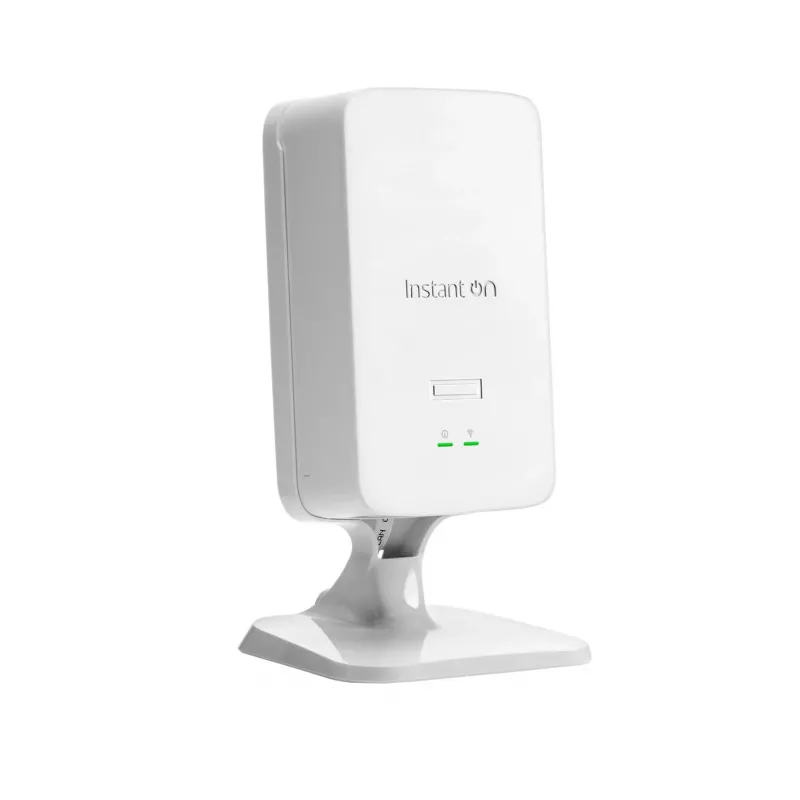 HPE Networking Instant On AP22D Wi-Fi 6 prieigos taškas su maitinimo bloku, baltas