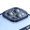 Apsauginis dėklas Baseus iPhone 14 Pro – permatomas su blizgučiais mėlynas