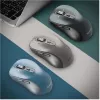Belaidė pelė YENKEE YMS2010BE dviejų režimų ergonomiška, 2,4 GHz USB imtuvas + Bluetooth 5.1, 4 lygių DPI 1000–3200, 6 mygtukų