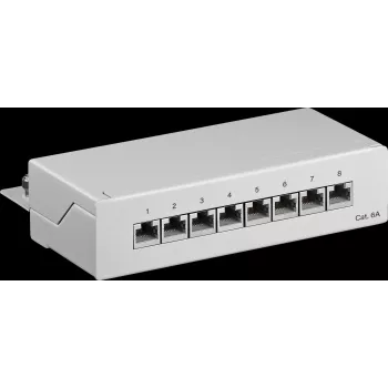 Goobay 62063 – RJ-45 kištukas Cat6a – S/UTP (STP) – 22/26 – pilkas – montavimui ant stovo