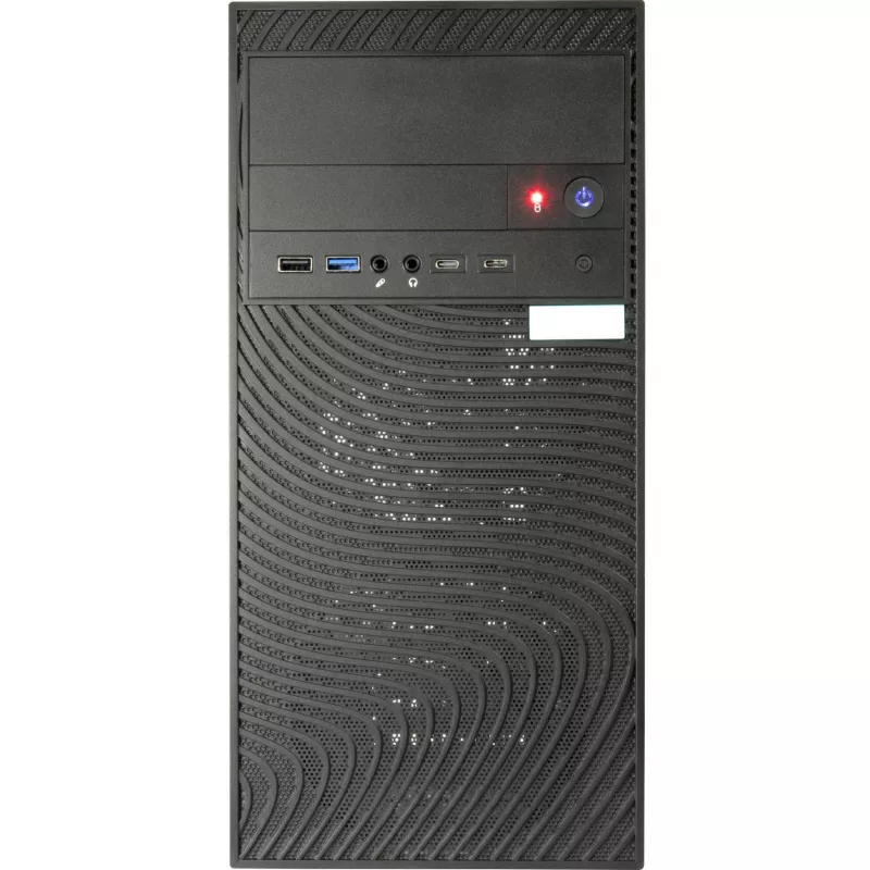 Kompiuterio korpusas Inter-Tech Micro IT-6516 Ripple juodas