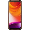 Nešiojamas atsparus telefonas Blackview BV4800SE LTE 6.56 inch HD+ IPS 90Hz 4GB+64GB UMS9320E aštuonių branduolių 1,8GHz 16MP+2MP galinė kamera NFC 5100mAh be įkroviklio Android 15 oranžinis