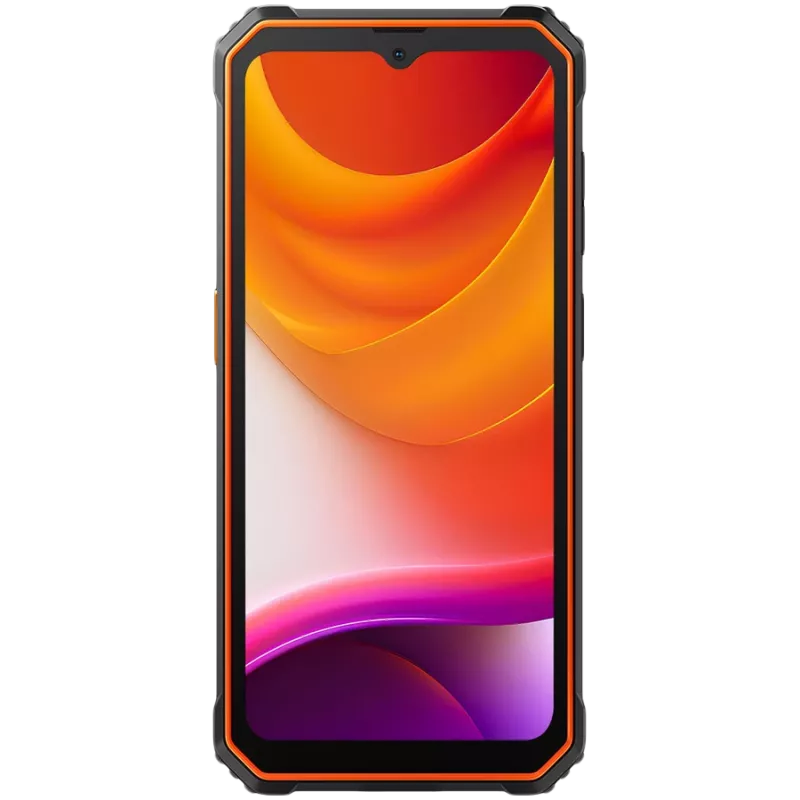 Nešiojamas atsparus telefonas Blackview BV4800SE LTE 6.56 inch HD+ IPS 90Hz 4GB+64GB UMS9320E aštuonių branduolių 1,8GHz 16MP+2MP galinė kamera NFC 5100mAh be įkroviklio Android 15 oranžinis