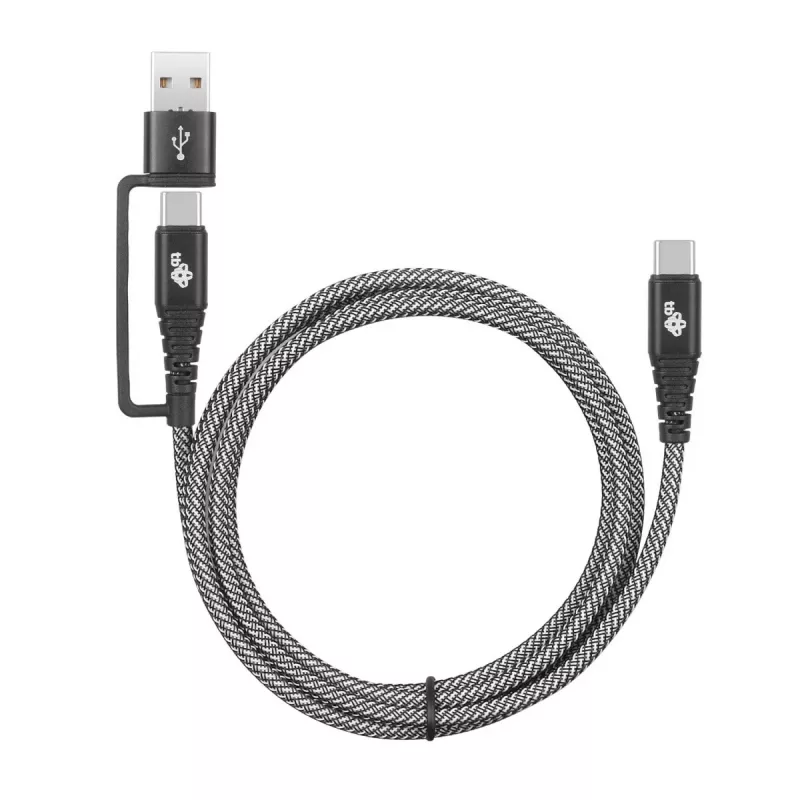 USB A į C laidas TB AKTBXKUCTOA120B 1,2 m, juodas