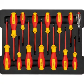 Bosch Professional VDE atsuktuvų rinkinys, mišrus, 14 vienetų (1600A02NF9)
