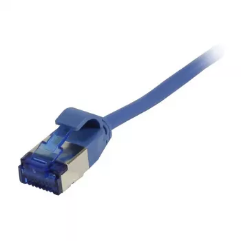 Synergy 21 Patch Laidas RJ45, CAT6A 500MHz, 0,25m, Mėlynas, U/FTP, plonas apvalus d=3,8mm, TPE(Superflex), AWG32