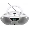 CD grotuvas BLAUPUNKT BB14WH – CD, MP3, USB, FM radijas, LCD, 2×1 W garsiakalbiai, sidabrinis/baltas